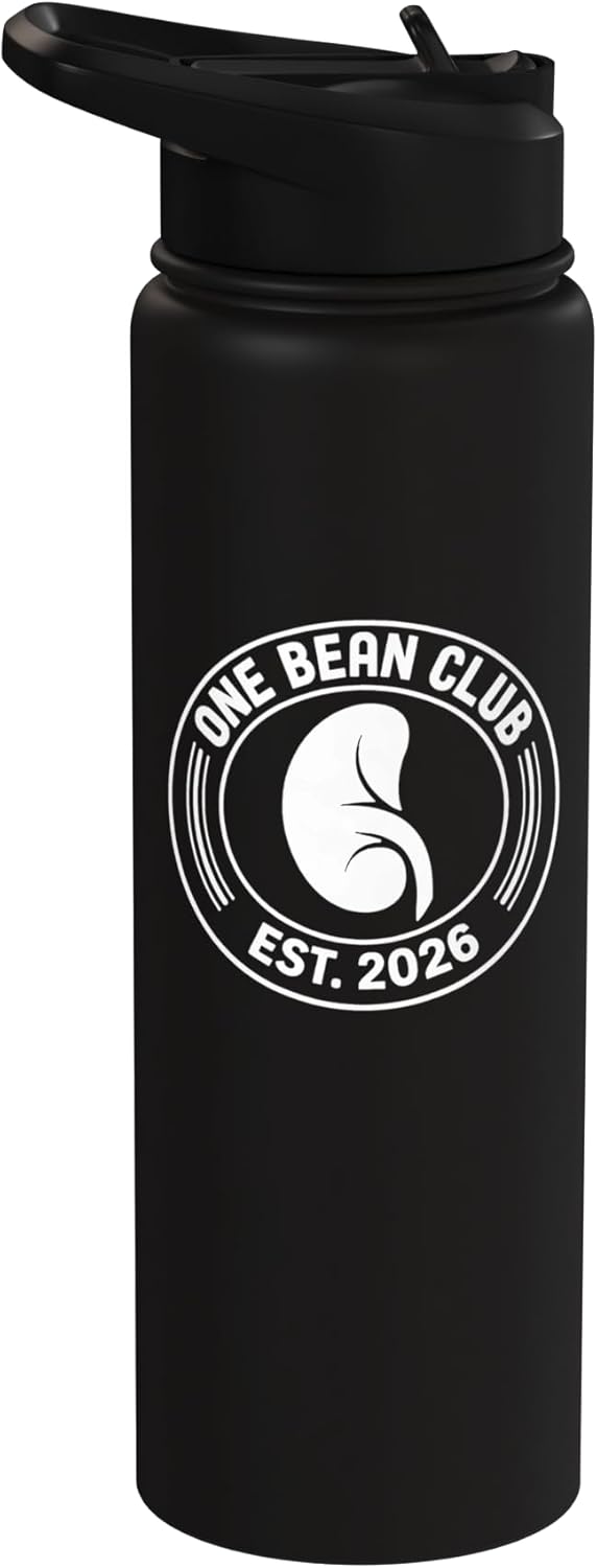 Botella de agua aislada de acero inoxidable One Bean Club