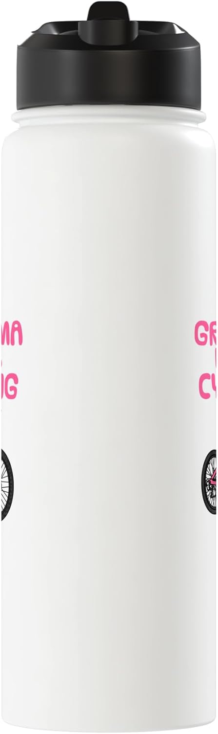 Botella de agua acero inoxidable aislada para bicicleta