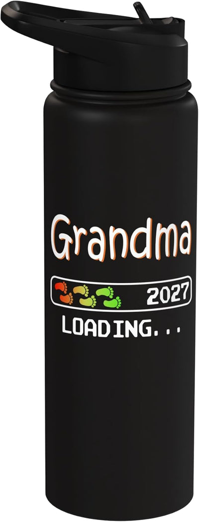 Botella de agua acero inoxidable aislada Future Grandma