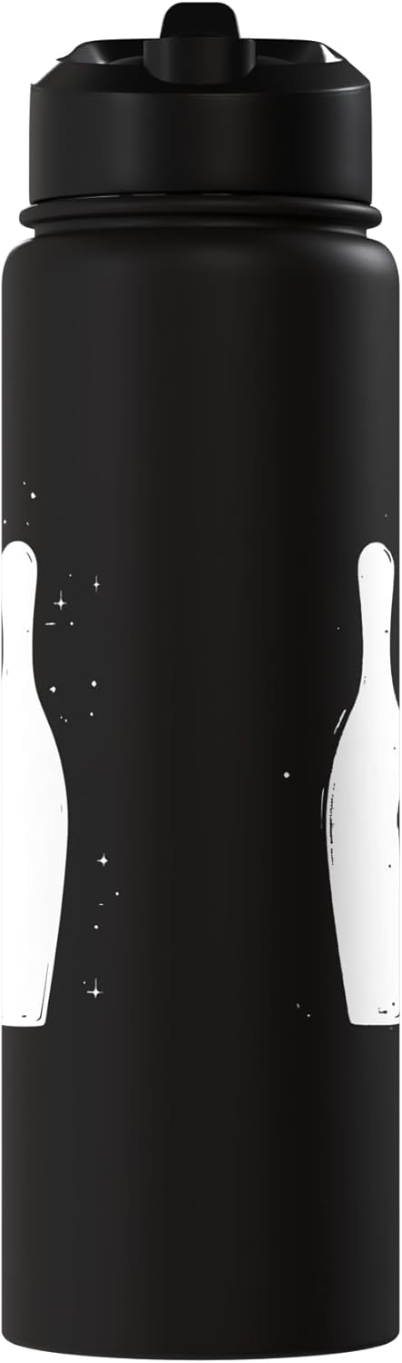 Botella de agua aislada de acero inoxidable para bolos