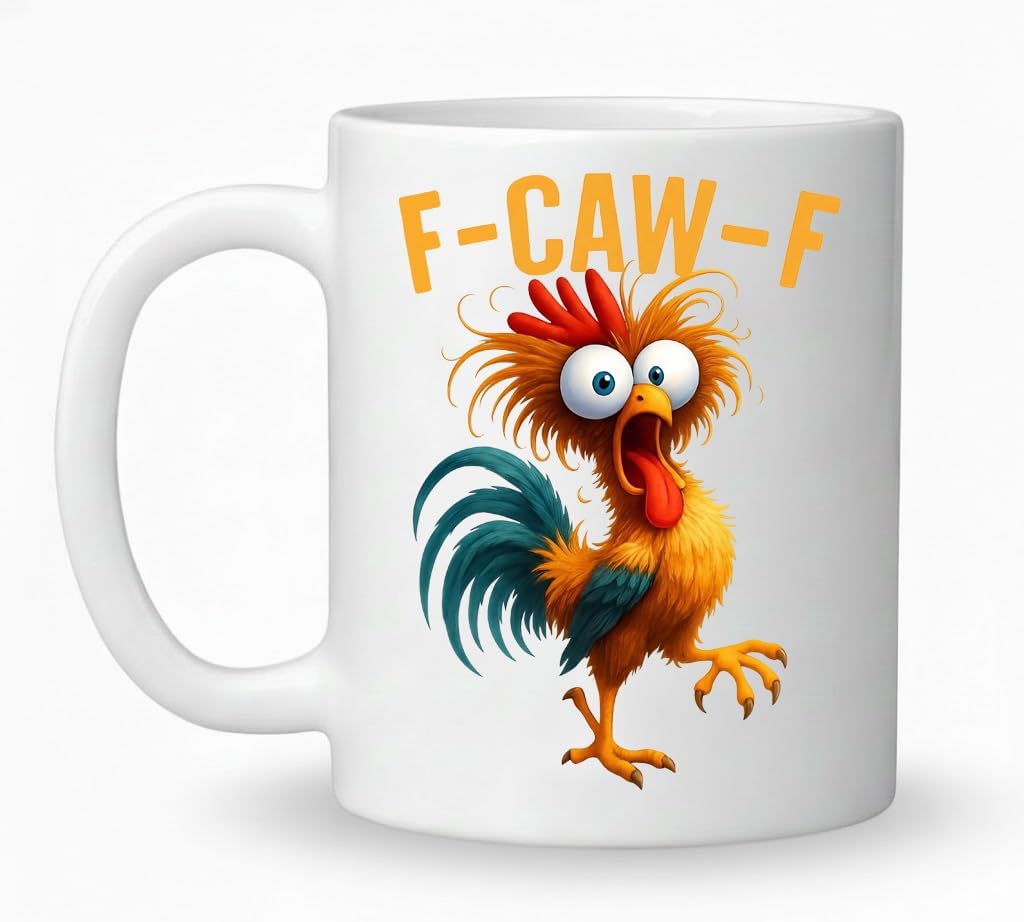 Taza cerámica de pollo 11oz para hombres y mujeres