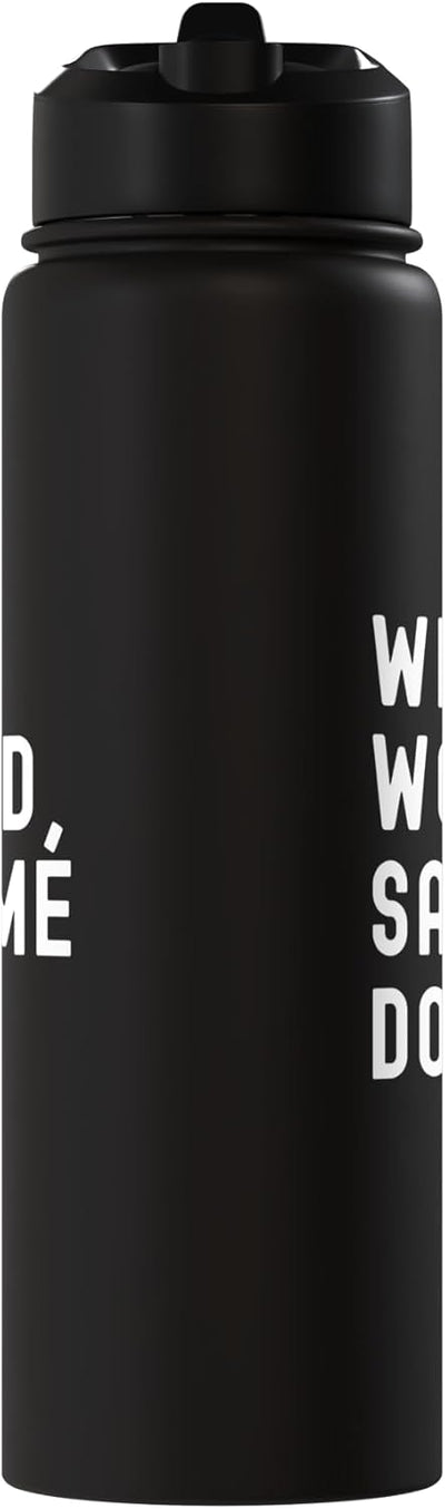 Botella agua acero inox aislada What Would Salomé Do
