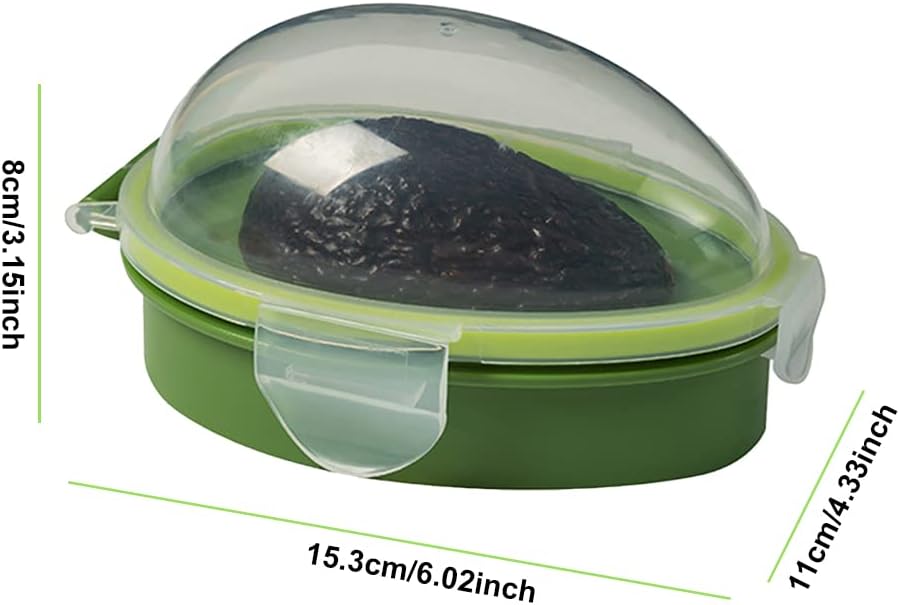 Soporte ahorrar aguacate reutilizable refrigerador