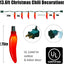Guirnalda luces chile 13.6pies 35LED rojo impermeable