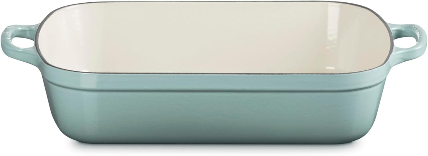 Tostador rectangular hierro fundido esmaltado 5.25qt 9.8x13pulg