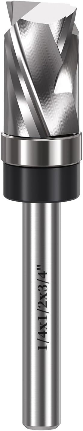 Broca enrutador carburo 1/2pulg corte espiral