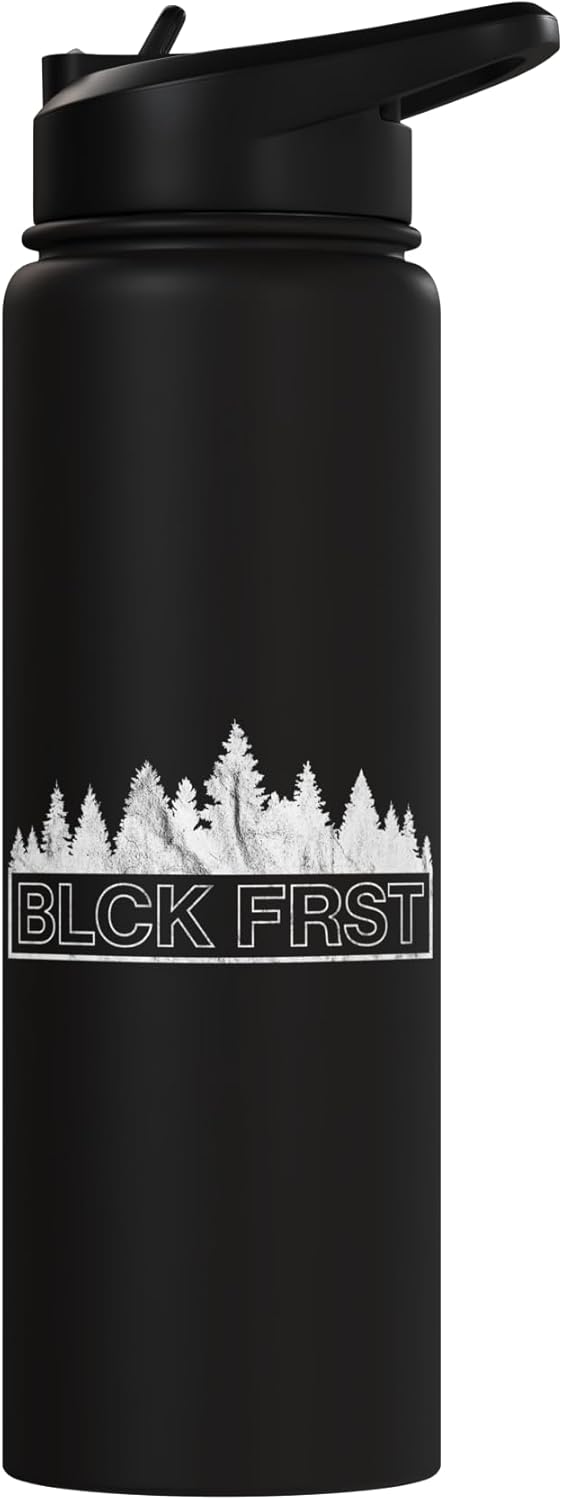Botella de agua acero inoxidable Black Forest