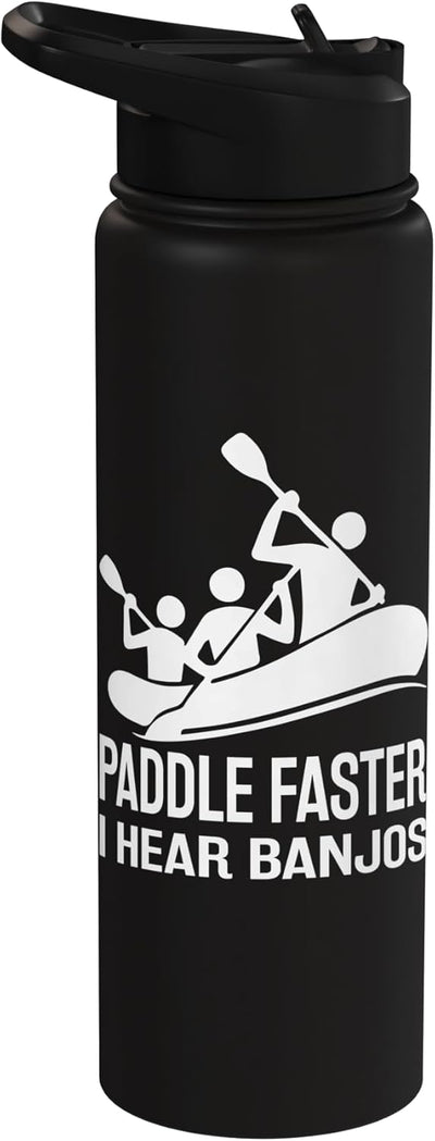 Botella de agua aislada de acero inoxidable Paddle Faster