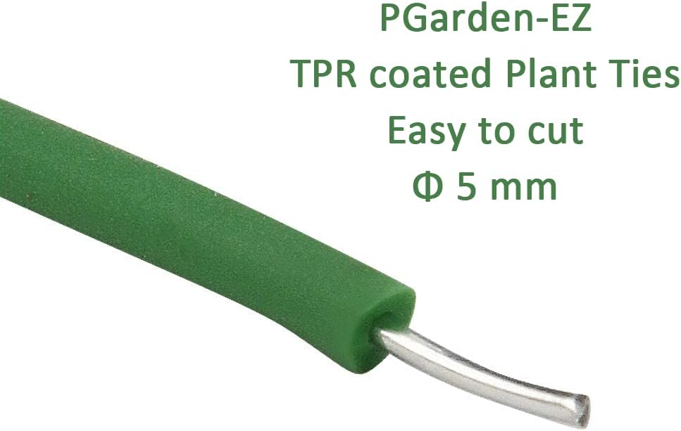 Corba torsión verde suave para plantas jardín 5m