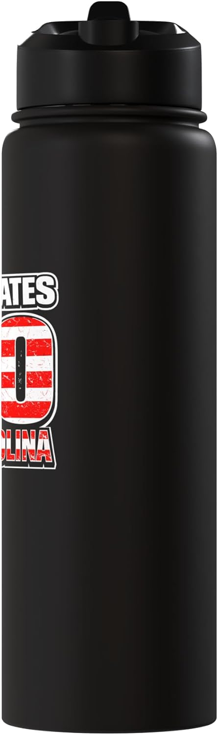 Botella térmica acero inox con bandera EE.UU. 4 de Julio
