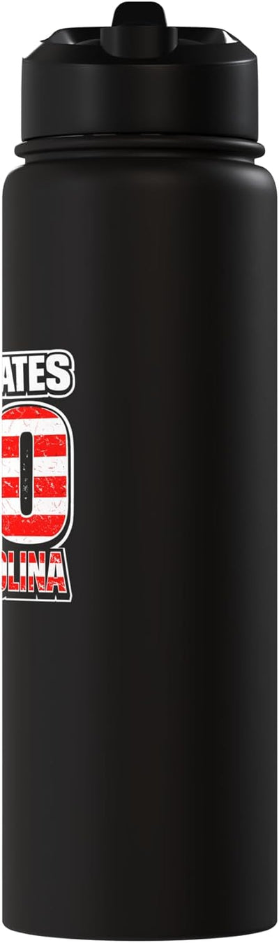 Botella térmica acero inox con bandera EE.UU. 4 de Julio
