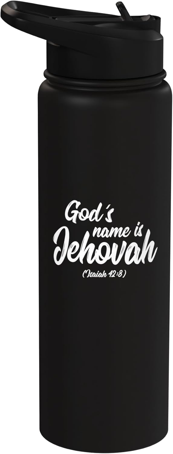 Botella de agua aislada de acero inoxidable Jehovah JW Ministry