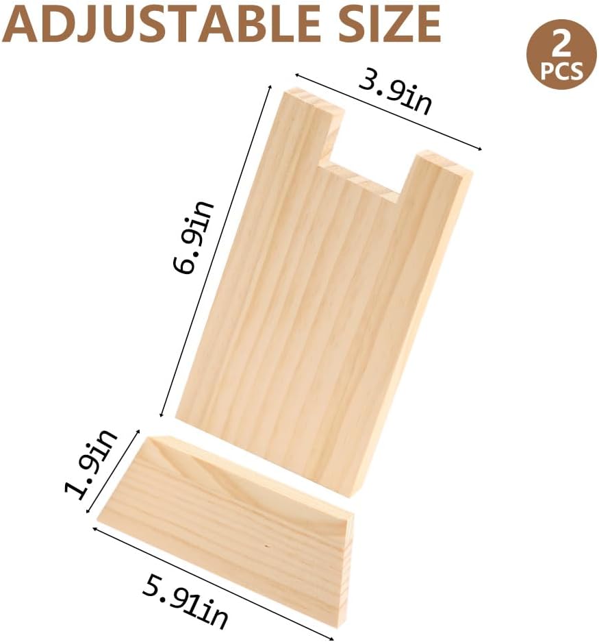 2 Tapones Pared Madera para Sofá Ajustables