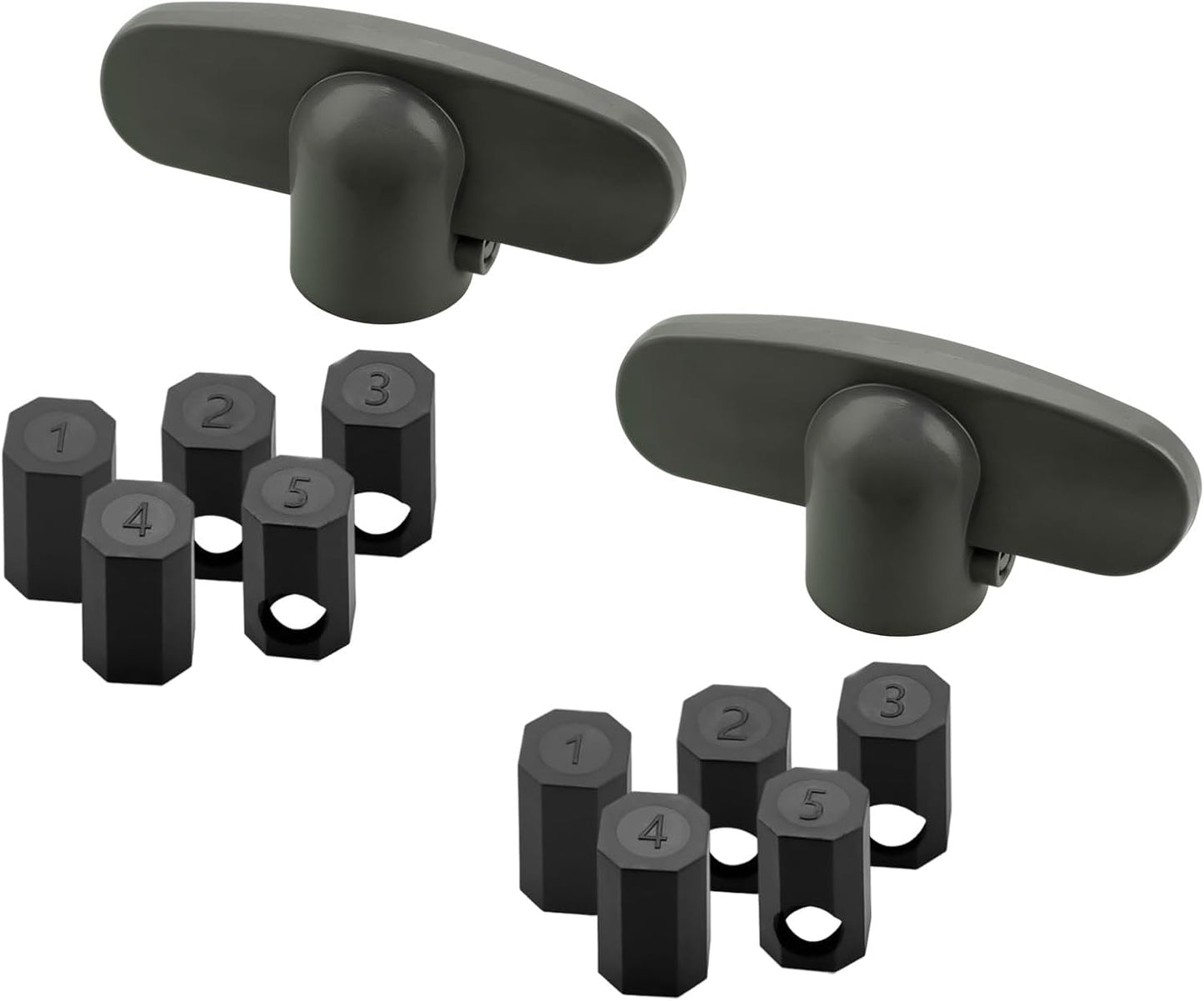 Manijas universal ventanas abatibles repuesto bronce satinado set 2