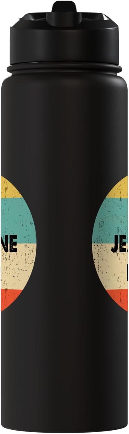 Botella de agua aislada de acero inoxidable Jeanene Name