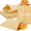 Paquete de 100 bolsas de papel encerado para sándwich 7.9 x 5.9 pulgadas a prueba de grasa