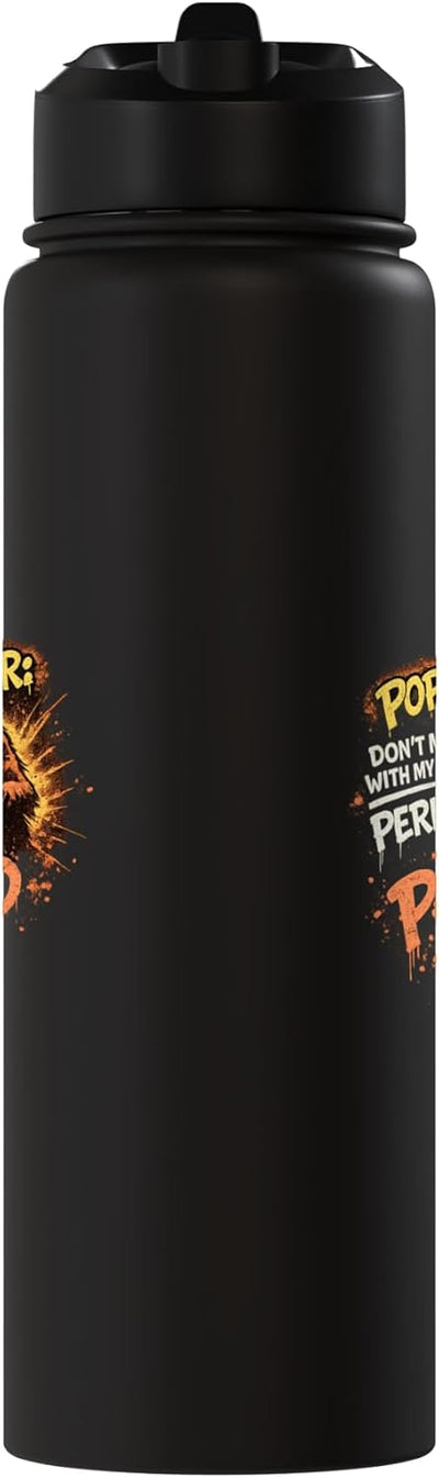 Botella agua acero inox aislada Poppa Bear