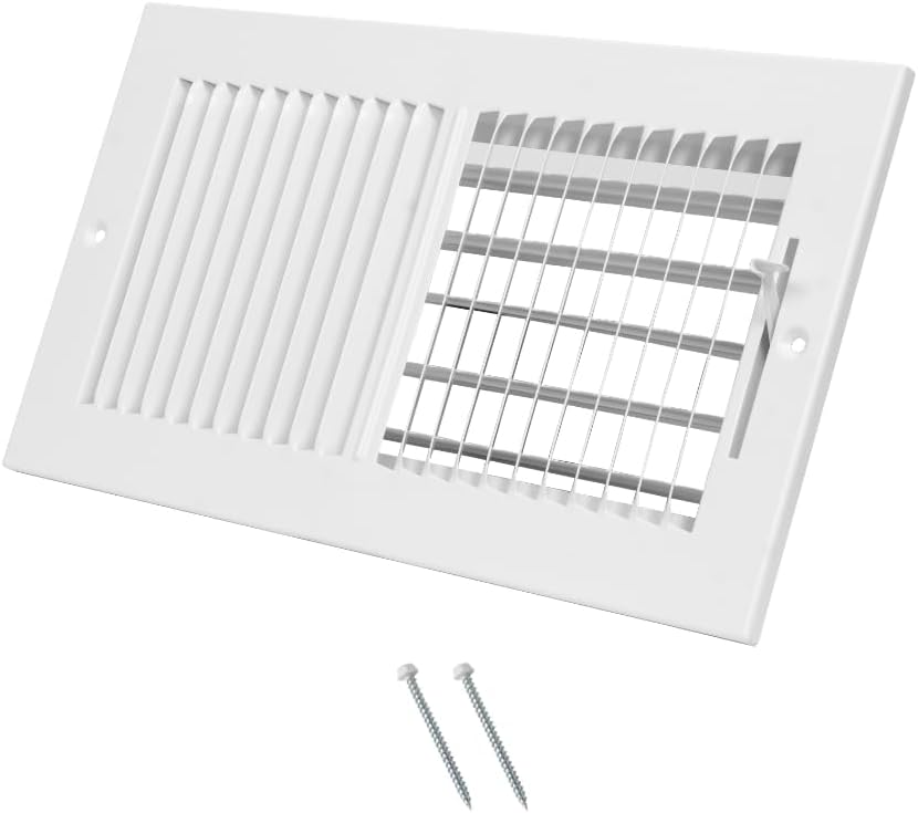 Cubierta ventilación 12x6pulg para pared techo ajustable