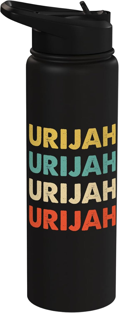 Botella de agua acero inoxidable aislada Urijah Name