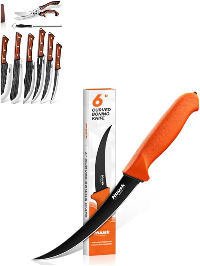 Set Cuchillos Carne Curva para Deshuesar