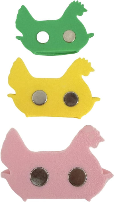 Imanes de nevera estilo vintage para gallina en nido decorativo para cocina
