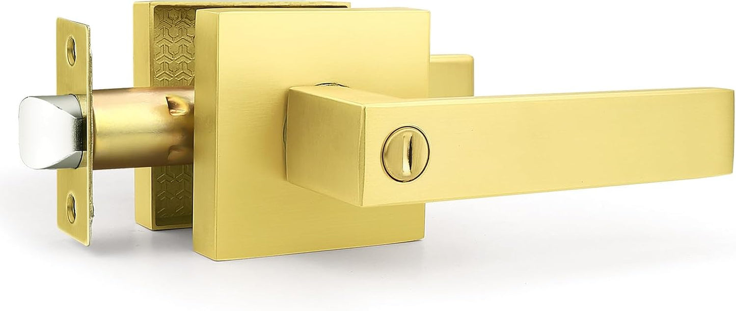 Manija puerta interior dorada reversibl sin llave