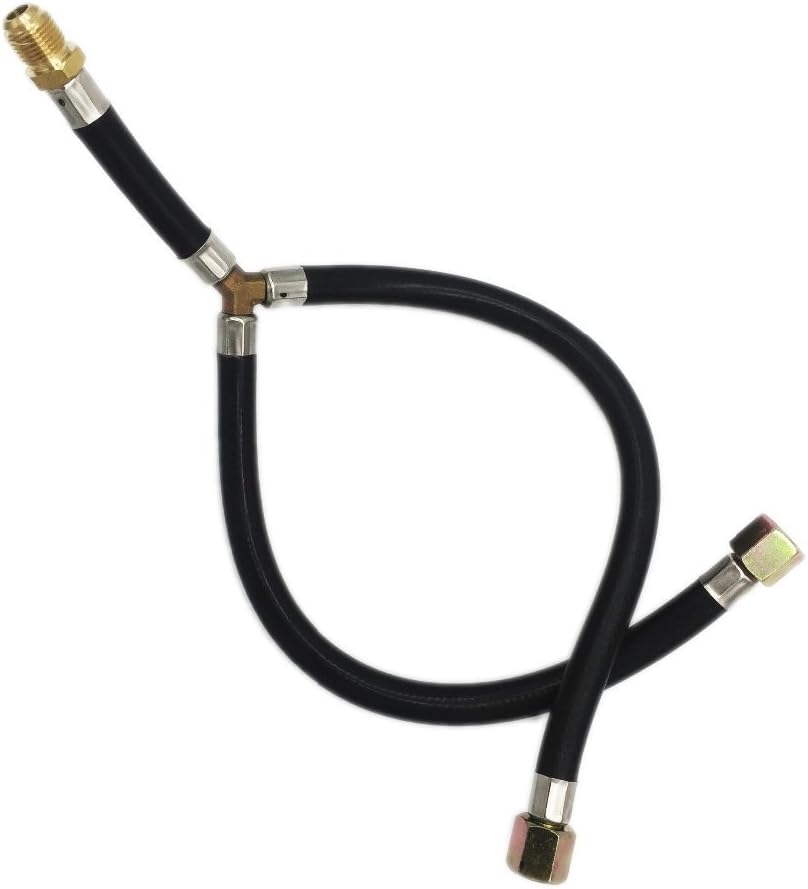 Manguera baja presión con splitter para barbacoa