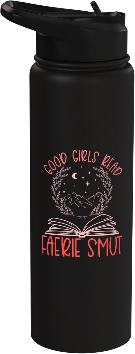Botella de agua aislada para amantes de libros picantes