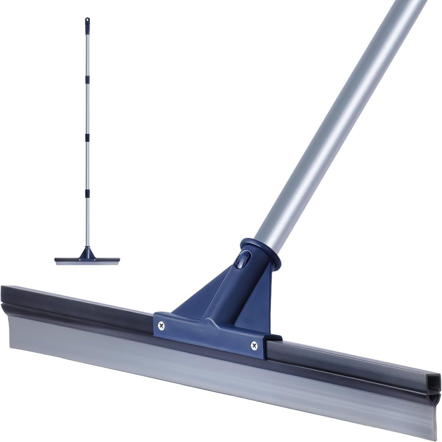 Escoba piso concreto 17.5pulg extensible baño