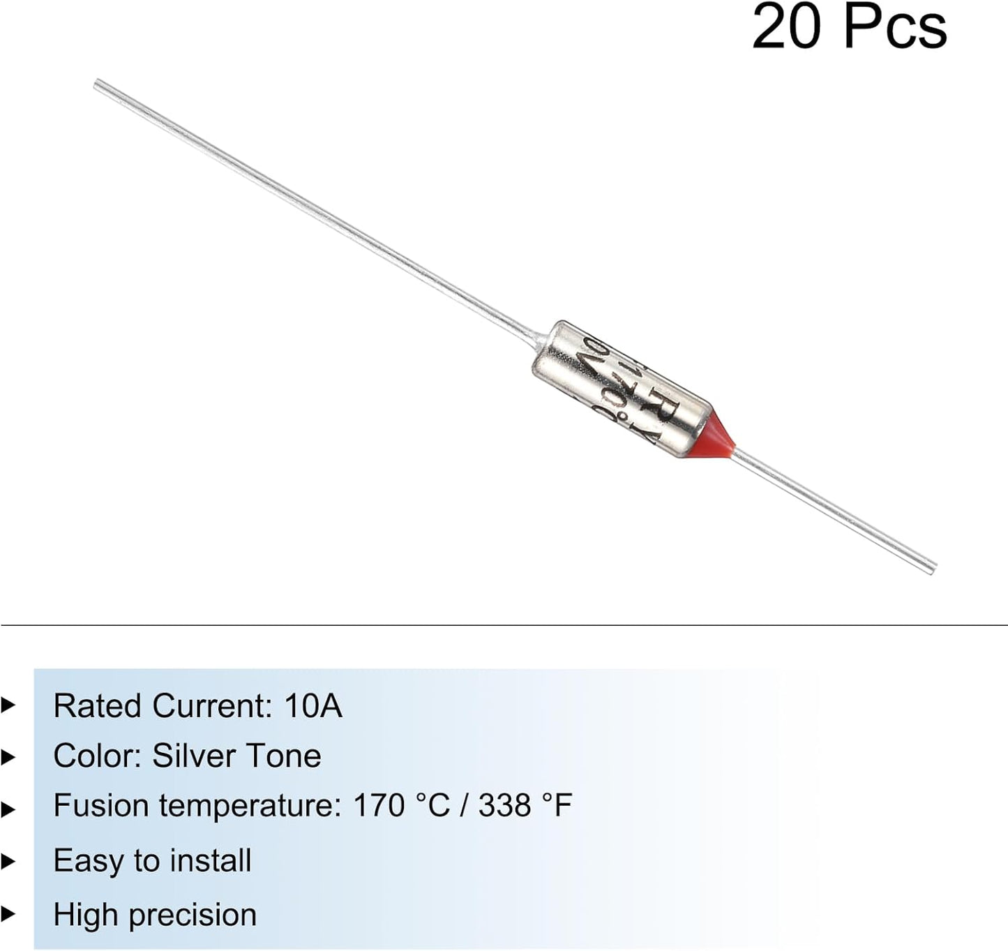 Fusible térmico RY215 338°F 10A 250V para motor industrial