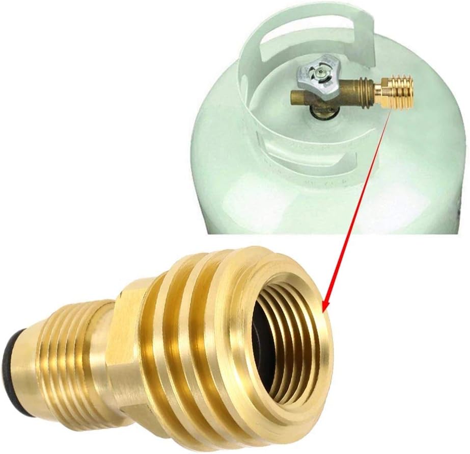 Adaptador tanque propano POL a QCC1 ajuste universal