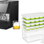 Set 4 Molde Cubos Hielo con Recipiente 2.2pulg