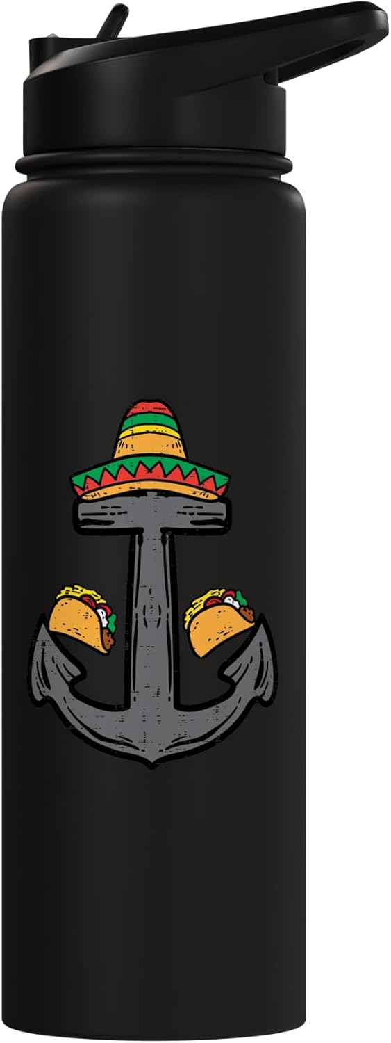 Botella de agua acero inoxidable Cinco de Mayo México