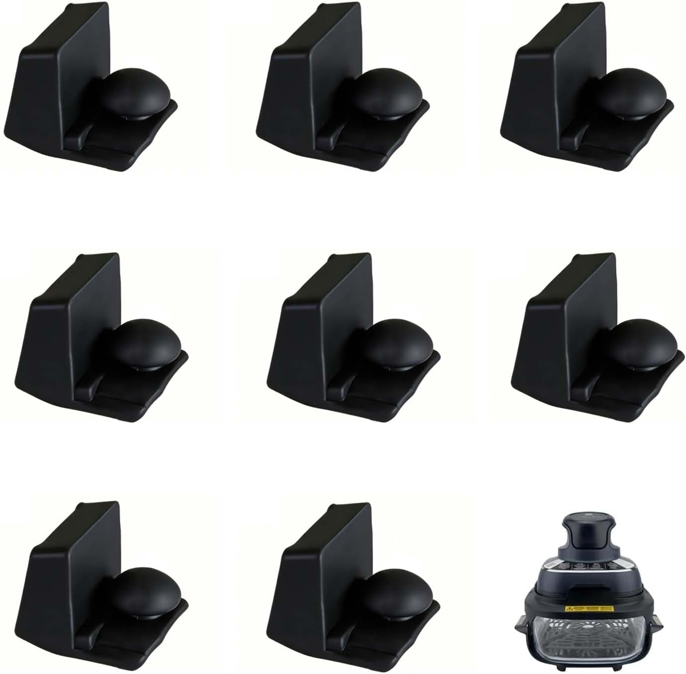 Parachoques silicona para freidora aire Ninja Crispi FN101 negro
