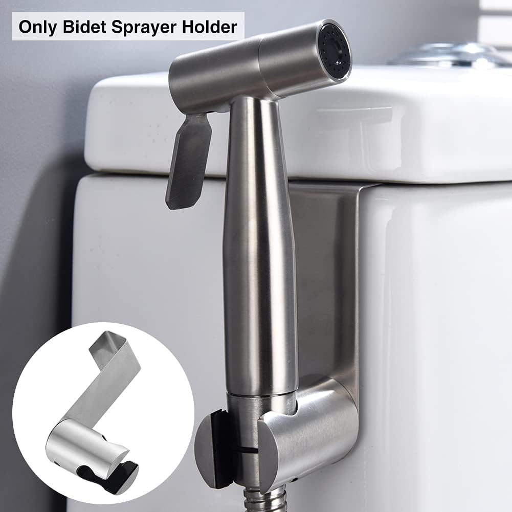 Soporte bidé acero inox colgador ducha