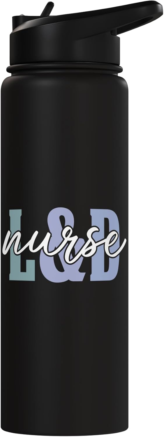 Botella agua acero inox aislada L&D Nurse