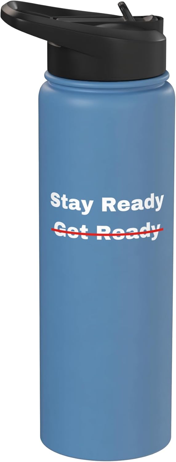 Botella agua acero inox aislada sin BPA
