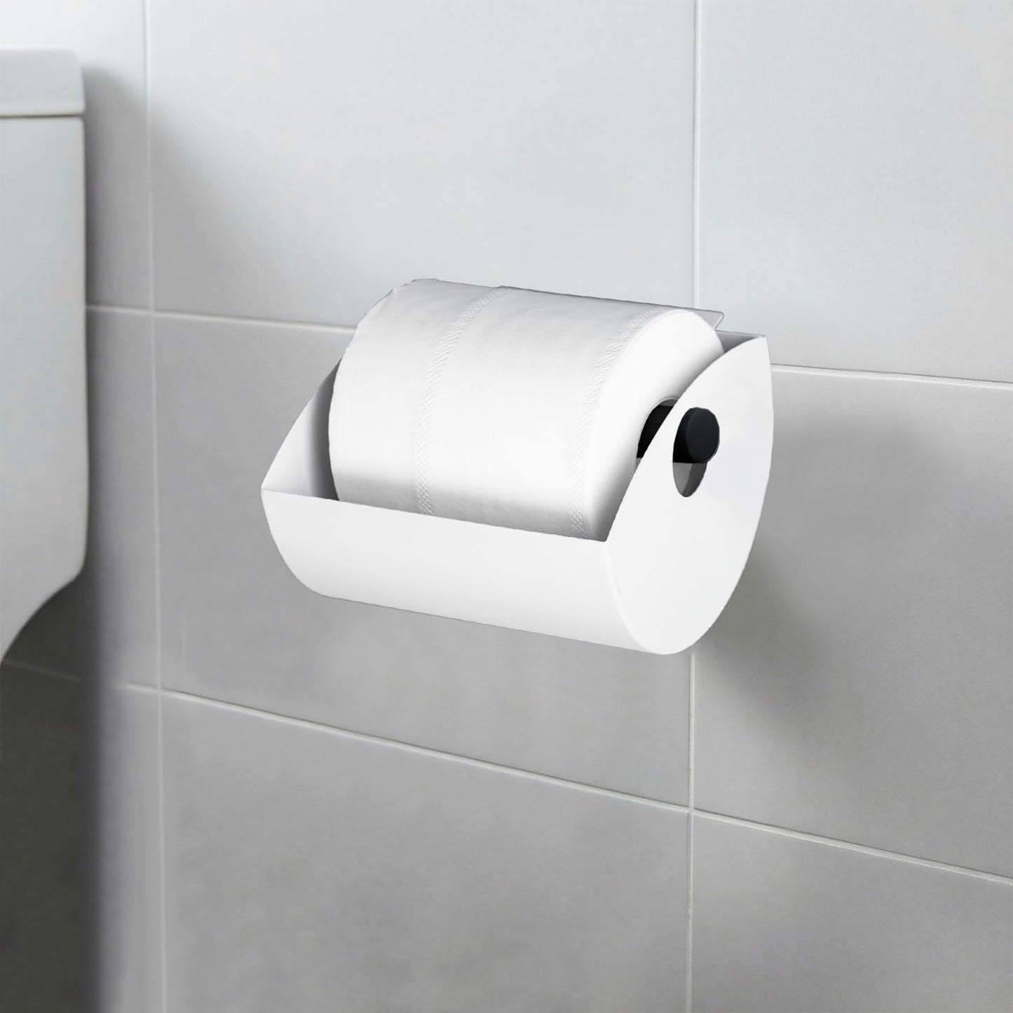 Protector papel higiénico acero inox antigatos
