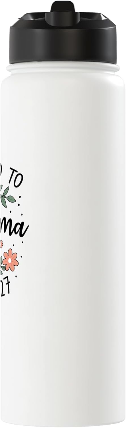 Botella agua acero inox aislada 1er abuelita