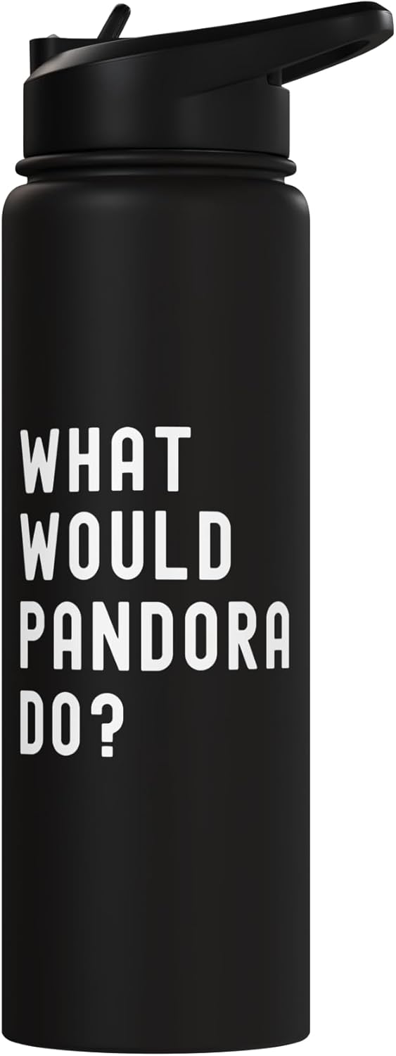 Bottella de agua aislada de acero inoxidable What Would Pandora Do