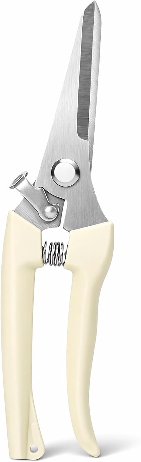 Tijeras jardinería acero inox agarre cómodo 1 pack