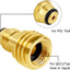 Adaptador tanque propano válvula POL a manguera QCC1