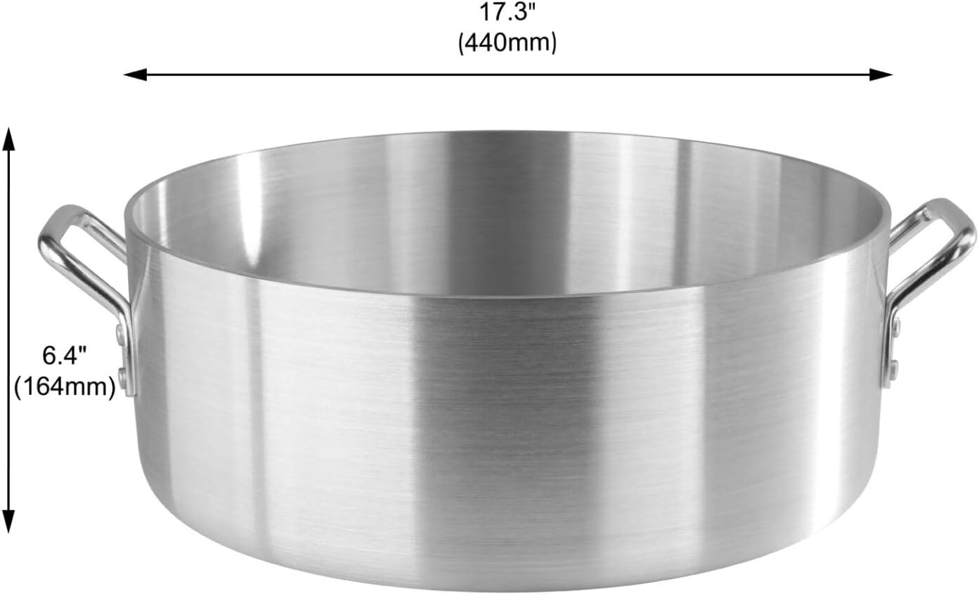 Brasero Aluminio 24qt 17pulg Sin Cubierta