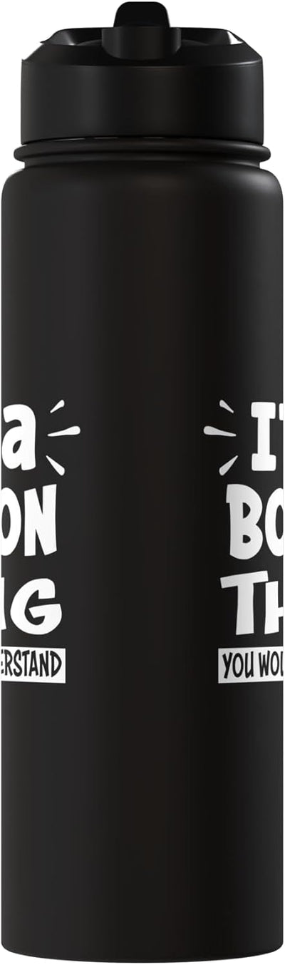Botella agua acero inox aislada Boston Lovers