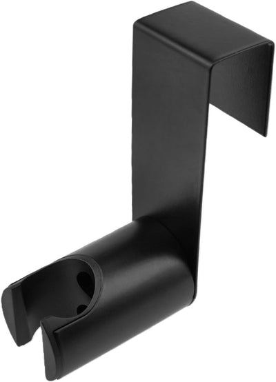 Soporte acero inox para grifo inodoro barra ducha negro