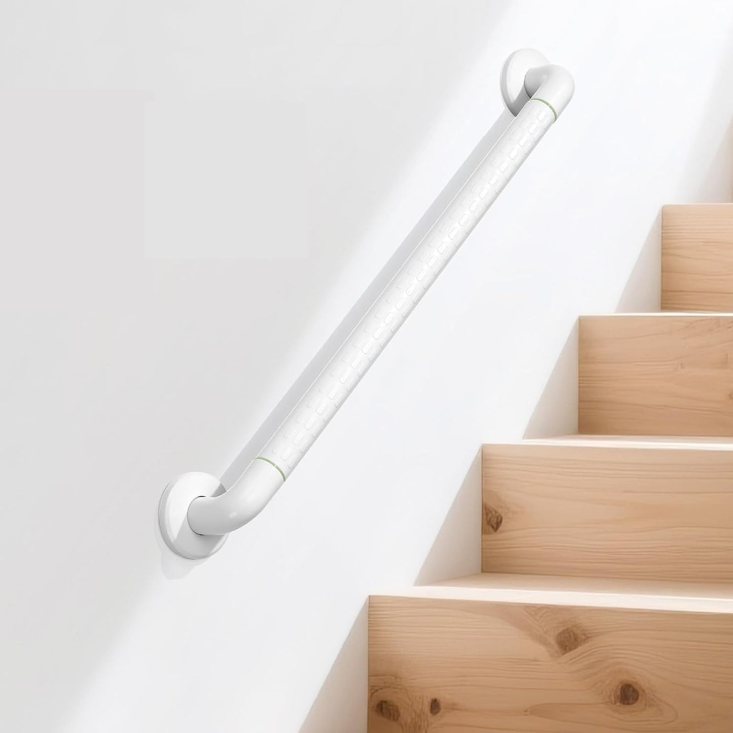 Pasamanos pared 2.3pulg cubierta antiderrap acero inox 304