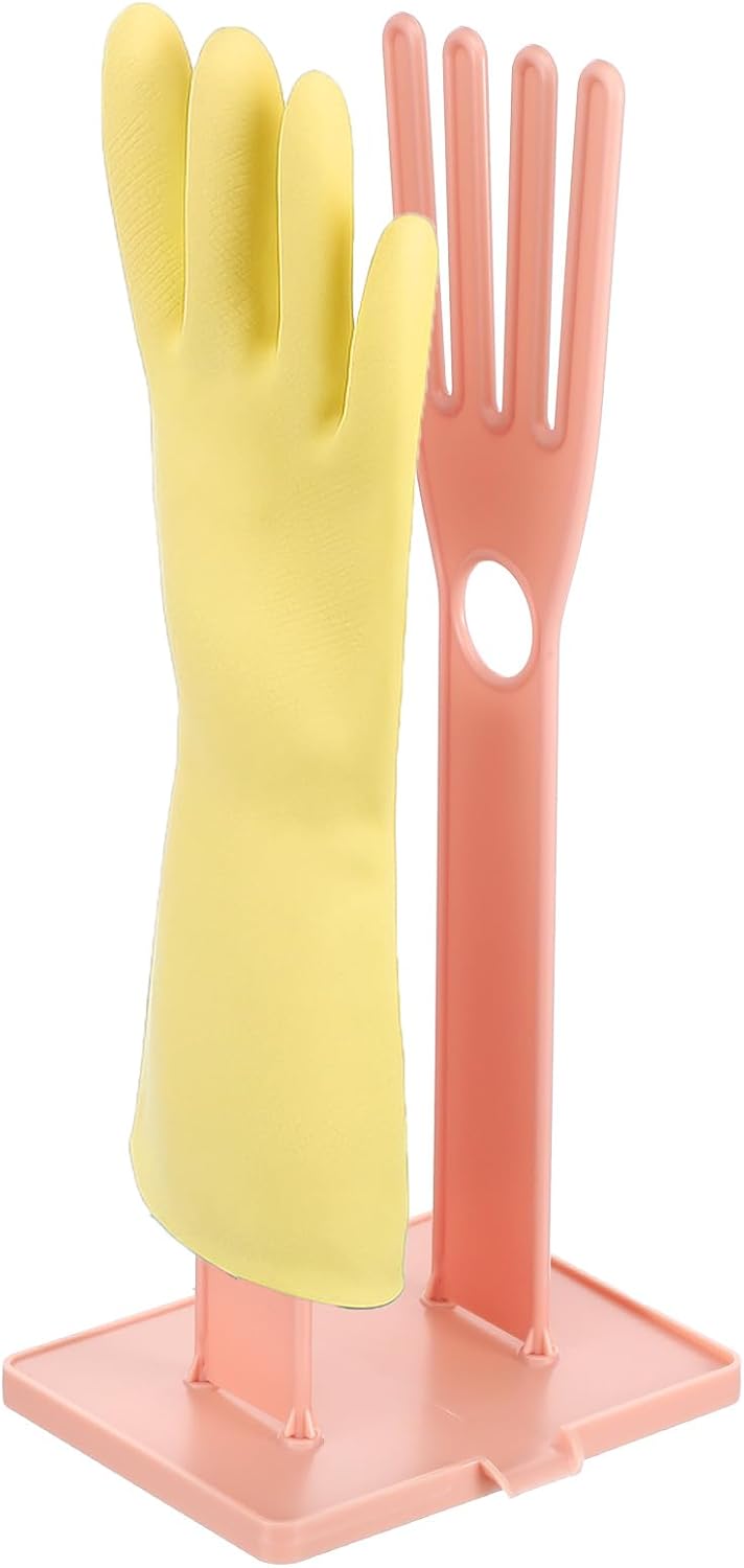 Soporte guantes cocina reutilizable estante secado plástico