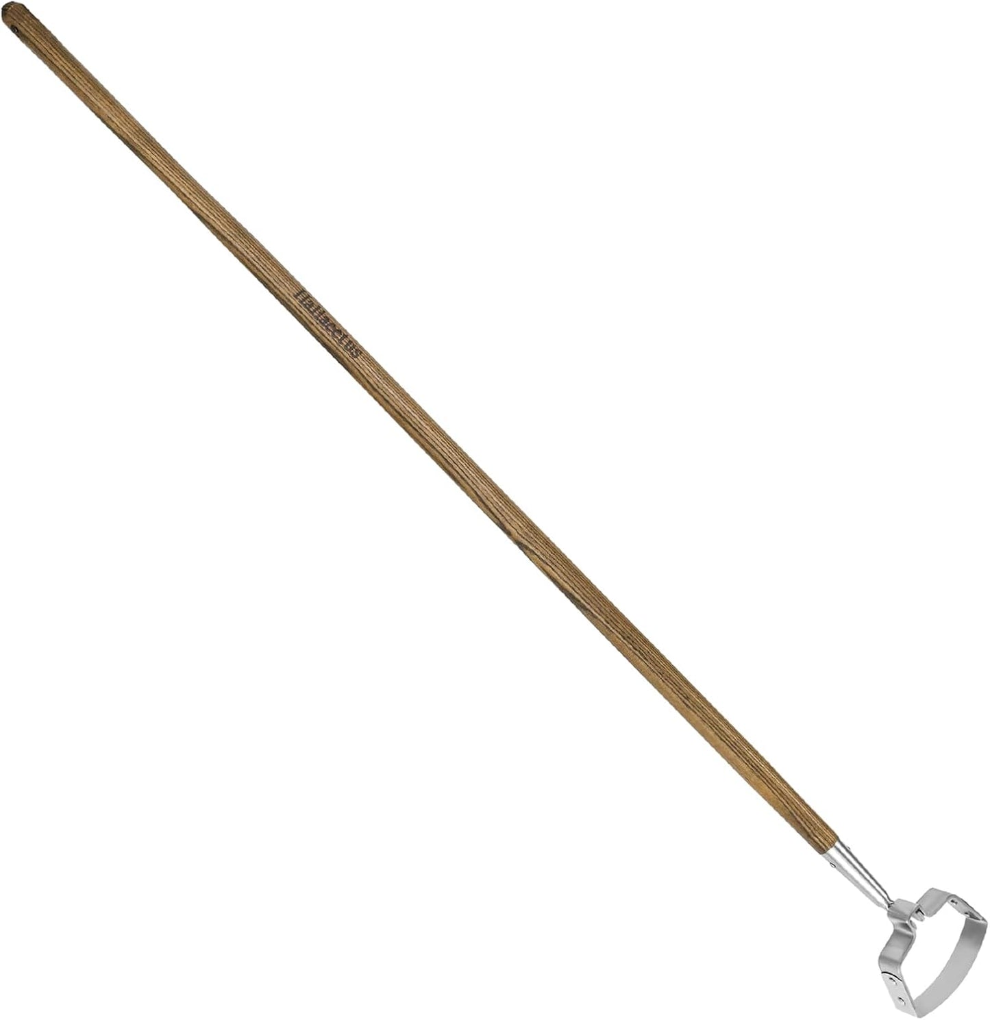 Azada acero inox 58pulg mango madera para desmalezar