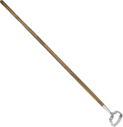 Azada acero inox 58pulg mango madera para desmalezar
