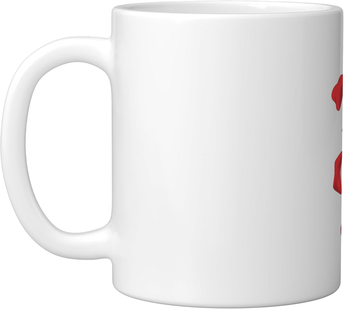Taza cerámica para escalada Boulderer en blanco